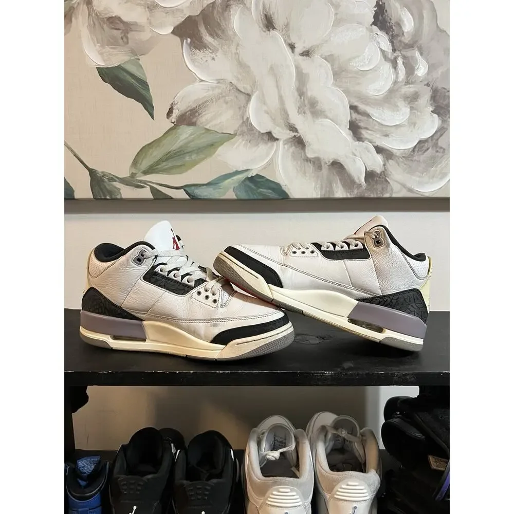 Size 9 - Air Jordan 3 Retro Cement Grey